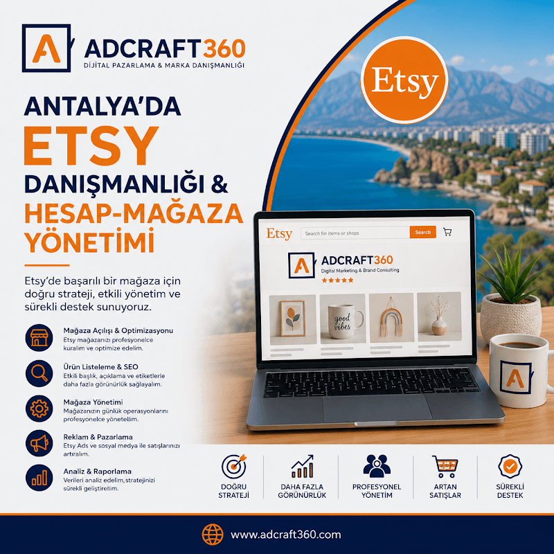 AdCraft360 | Antalya Web Tasarım & Sosyal Medya Yönetimi görseli