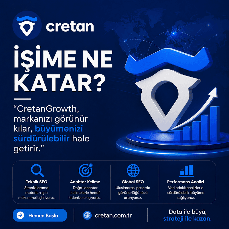 Cretan Yazılım SEO ve Büyüme Danışmanlığı görseli