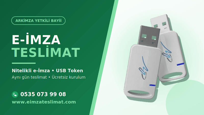 E-İmza Teslimat Bakırköy görseli