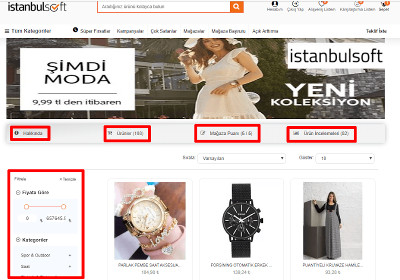 Softomi C2C Pazaryeri Yazılımı görseli