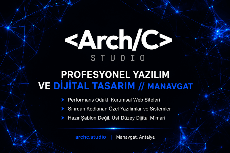 Arch/C Studio | Manavgat Web Tasarım & Özel Yazılım görseli