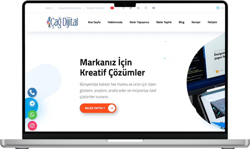 Çağ Dijital | Web'de Şıklık, Sosyalde Etki, Tasarımda Güç! görseli