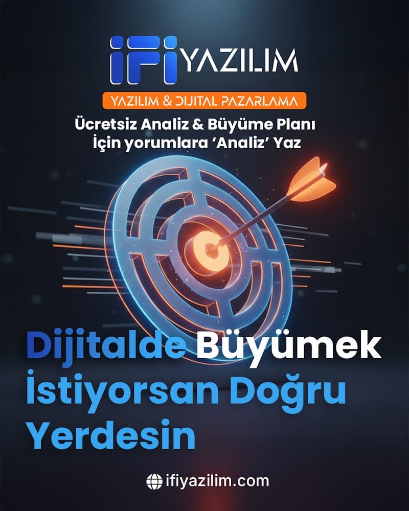İFİ Yazılım - Web Tasarım, E Ticaret, Yazılım, SEO, Sosyal Medya, Reklam Yönetimi - Dijital Pazarlama Ajansı görseli